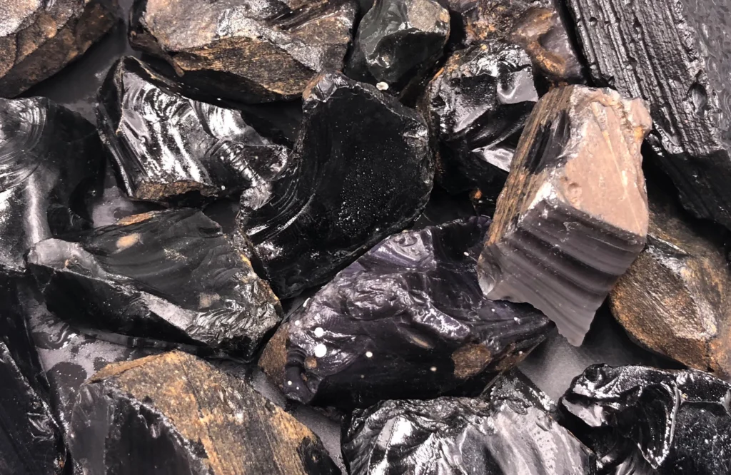 black obsidian