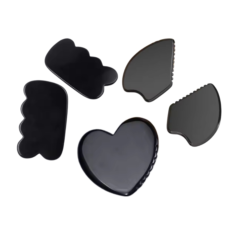 black gua sha stone