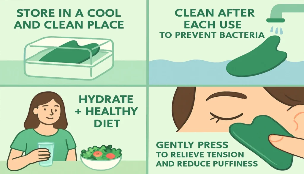 How to Use Bian Stone Gua Sha