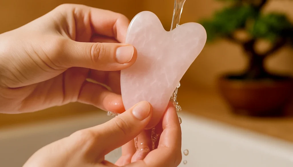 clean gua sha tool