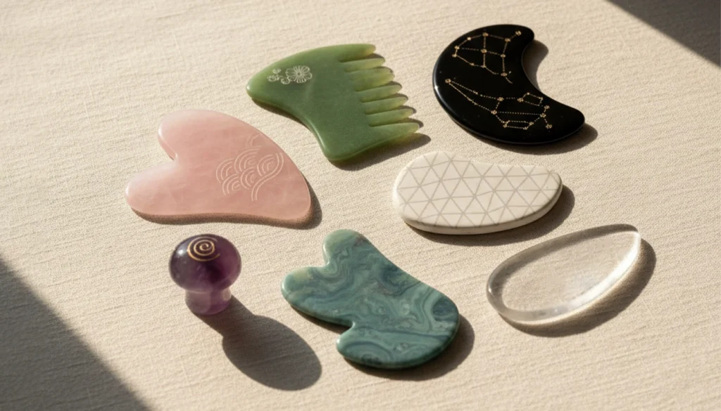 custom jade gua sha tool