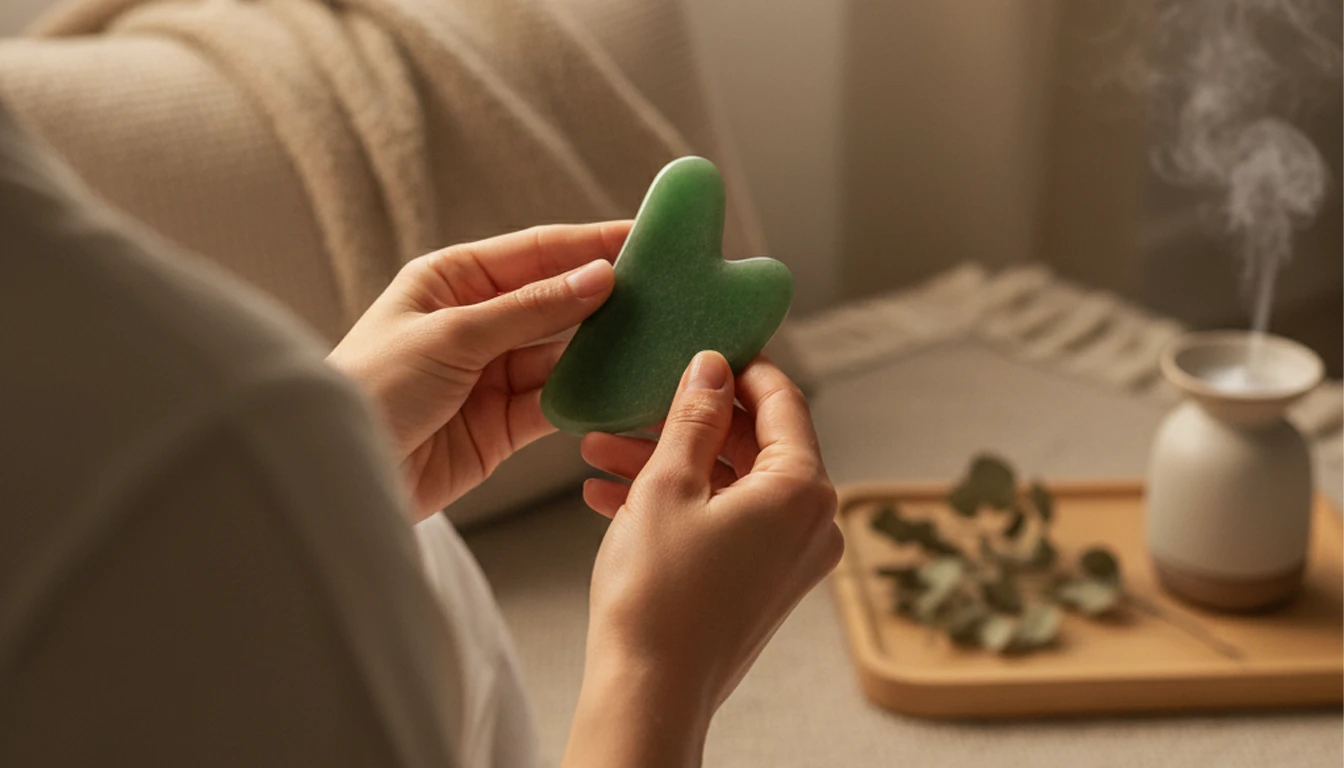 jade gua sha stone