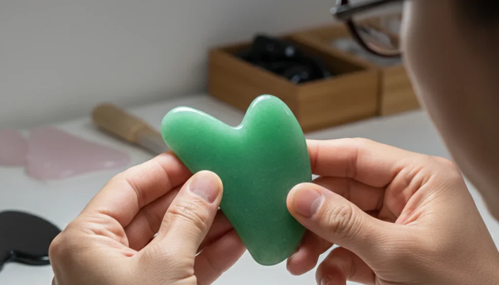 jade gua sha tool